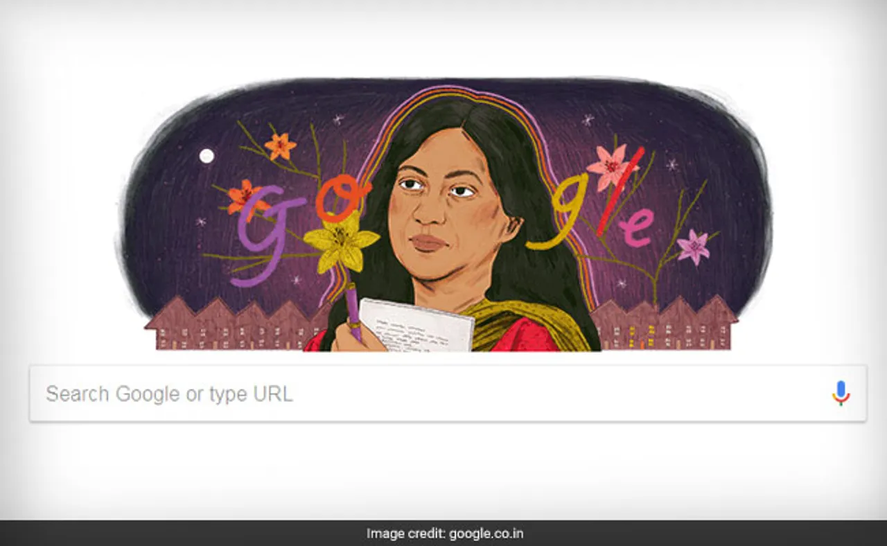 Kamala Das Honoured on Google Doodle