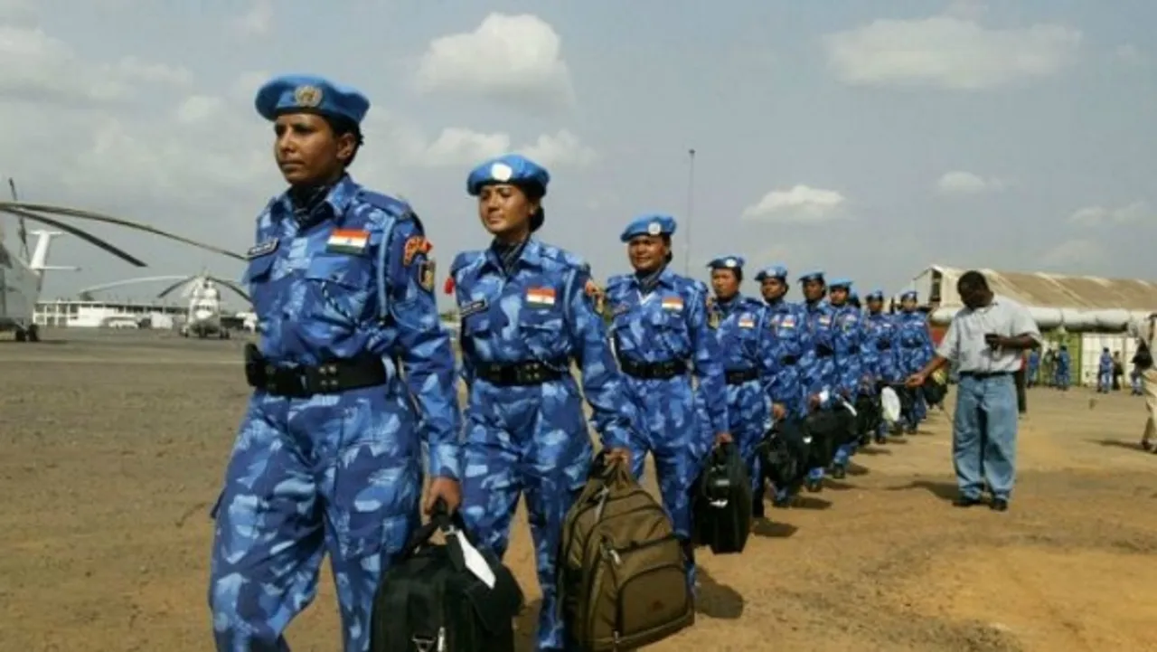 Huge Welcome Back To India’s first all-women peacekeeping force 