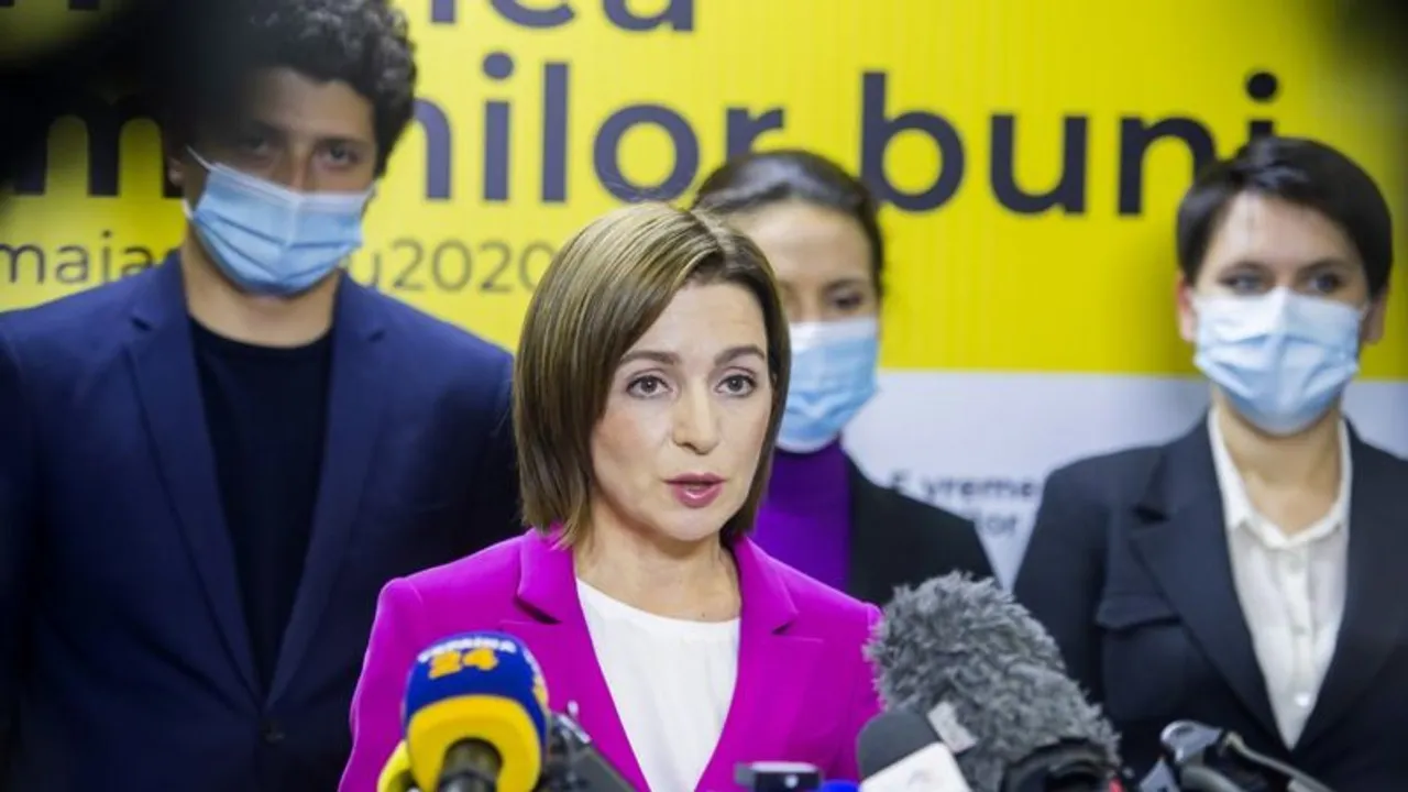 Maia Sandu On Track To Become Moldova's First Female President