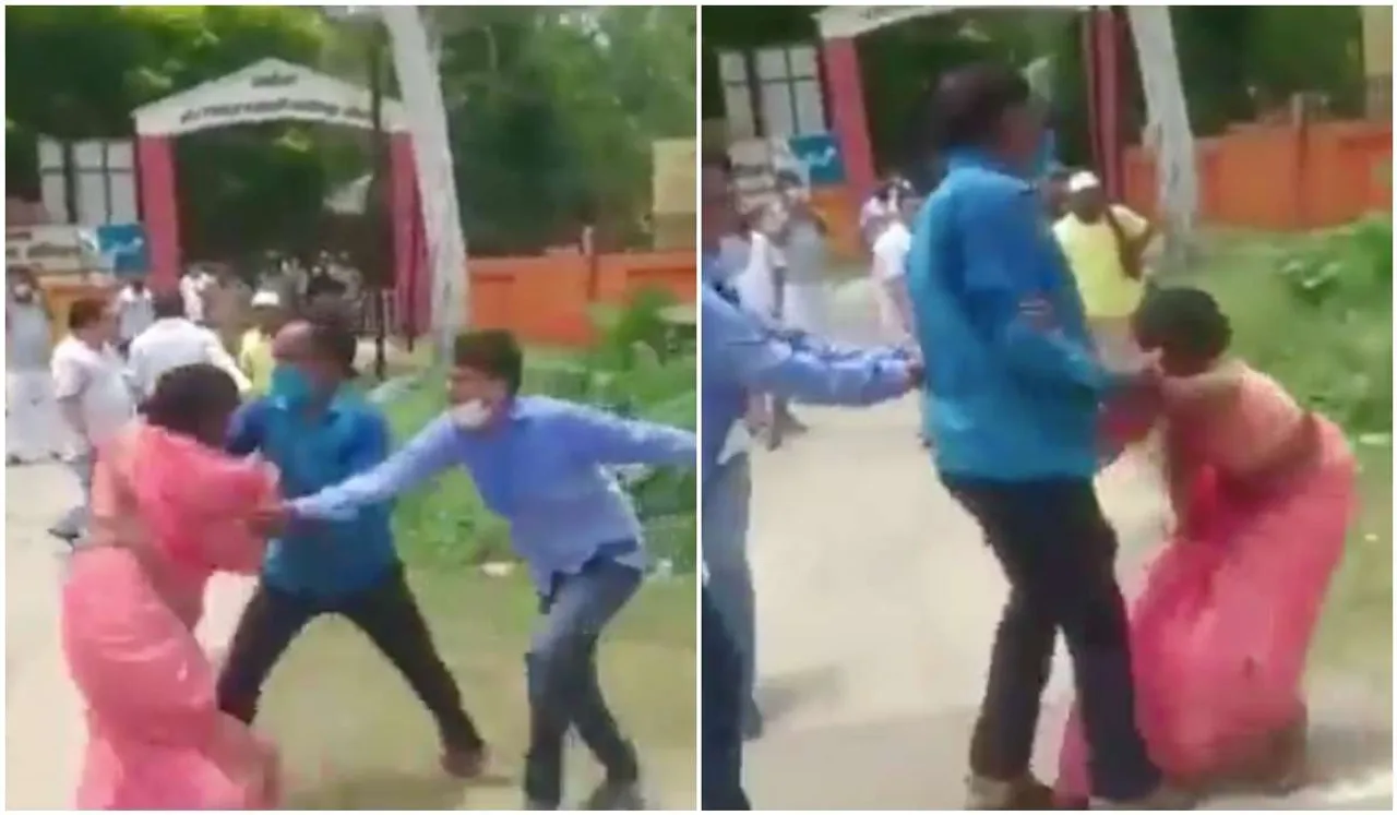 Woman Manhandled At UP Panchayat Polls, Video Emerges: Report