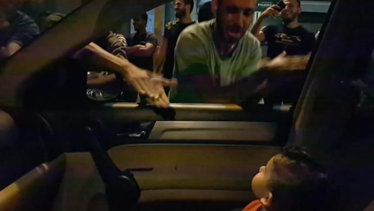 Protesters In Lebanon Sing 'Baby Shark' To Entertain A Toddler