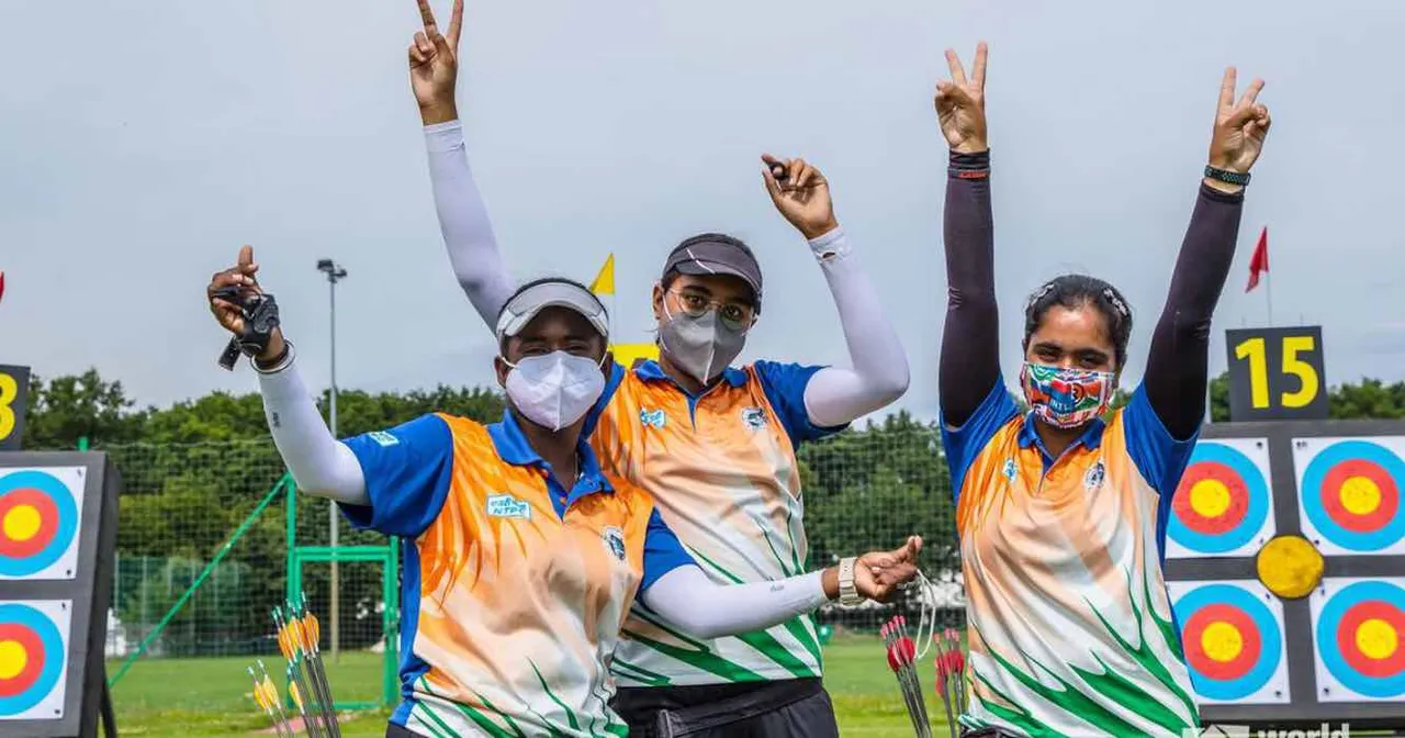 World Archery Youth Championships 2021 ,India women’s compound cadet team