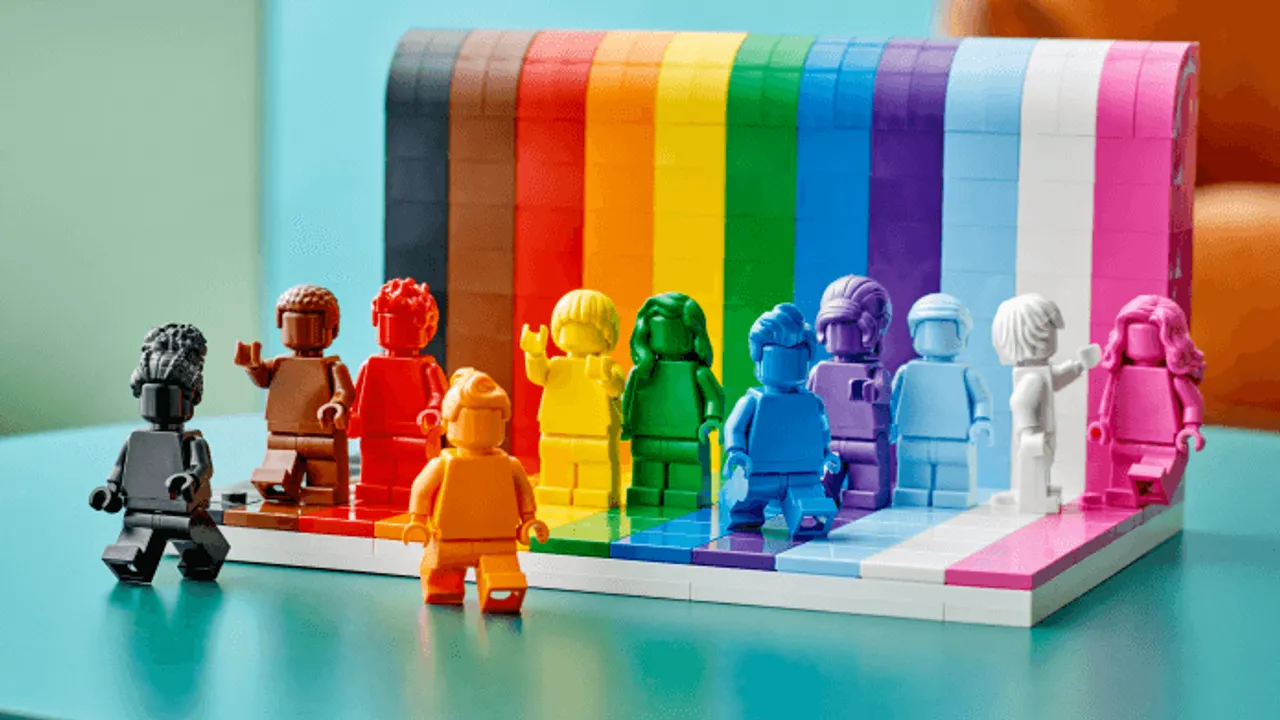 Lego to remove gender bias, LGBTQ Rainbow Set LEGO