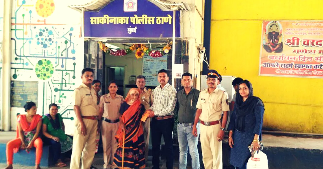 Mumbai Cops Raise Money For Homeless Woman