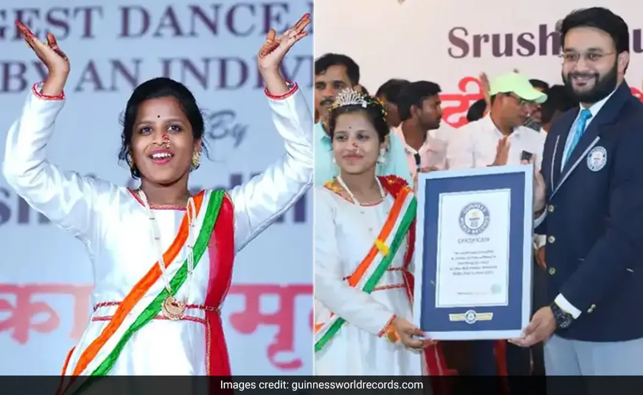 Srushti Jagtap Dances For For 127 Hours Straight, Breaks World Record