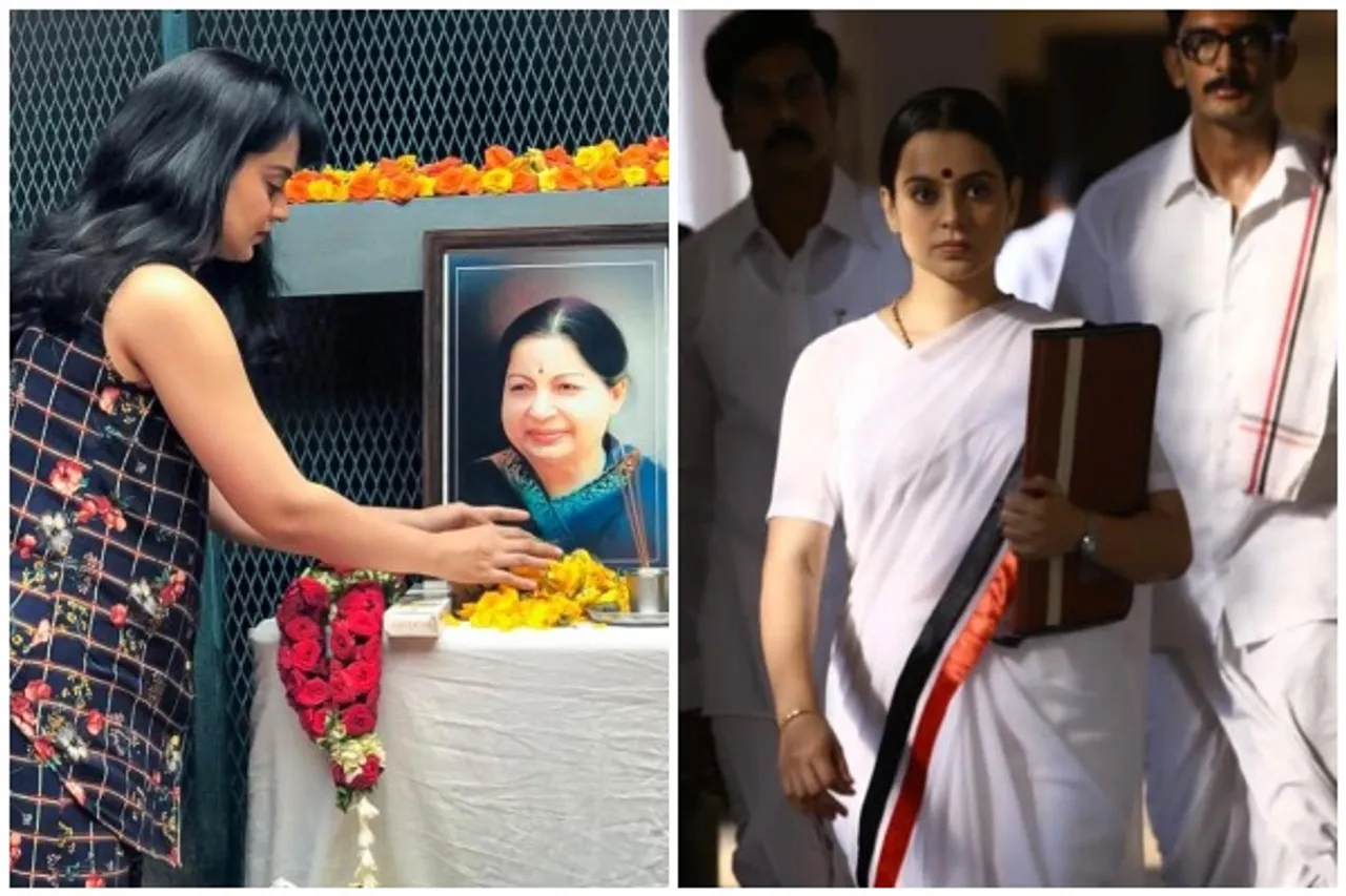 Kangana Ranaut Remembers J Jayalalithaa On Her Death Anniversary, Shares Pictures From Thalaivi Sets