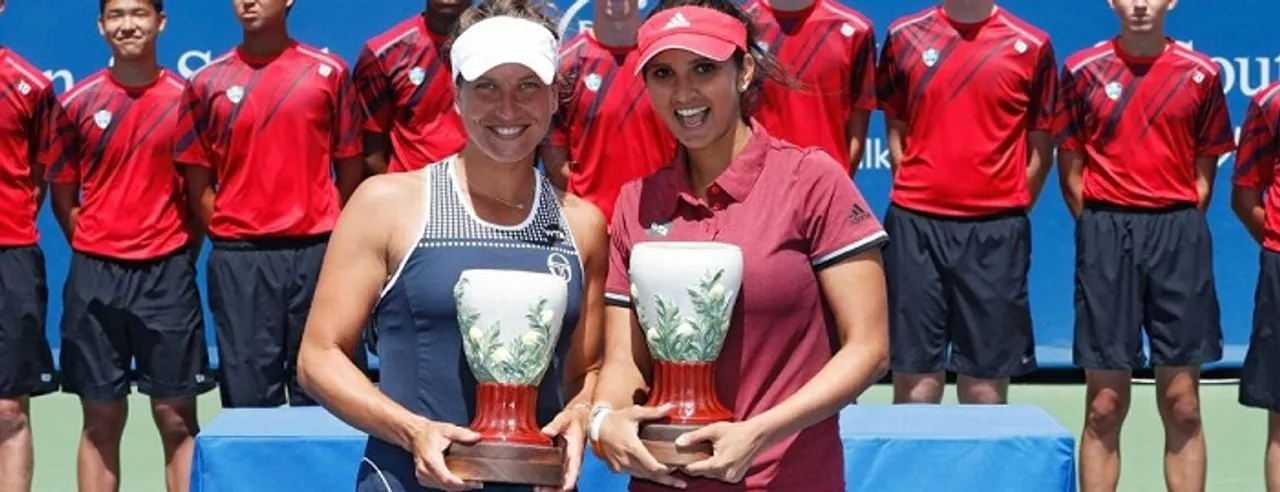 Sania Mirza and Barbora Strycova.