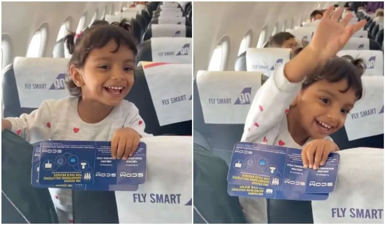 Watch: Little Girl's Heartwarming Reaction To Pilot Dad In Same Flight Goes Viral