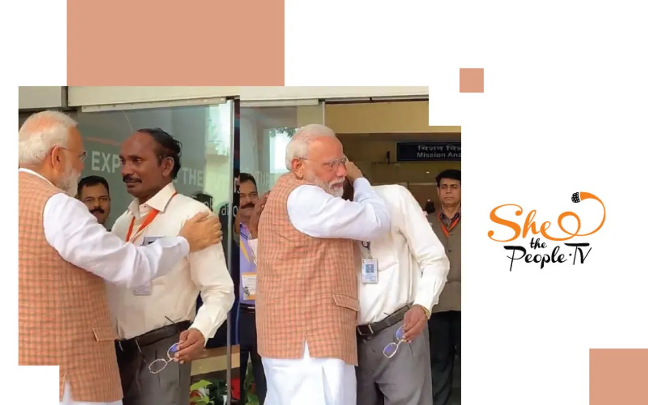 ISRO Chief Sivan Cries Modi Hugs