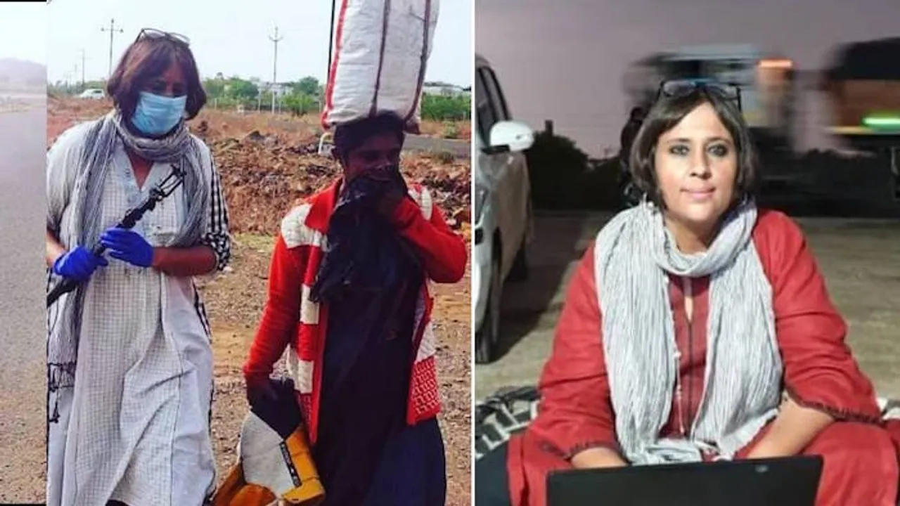 Barkha Dutt Migrant Crisis Reporting Rega Jha