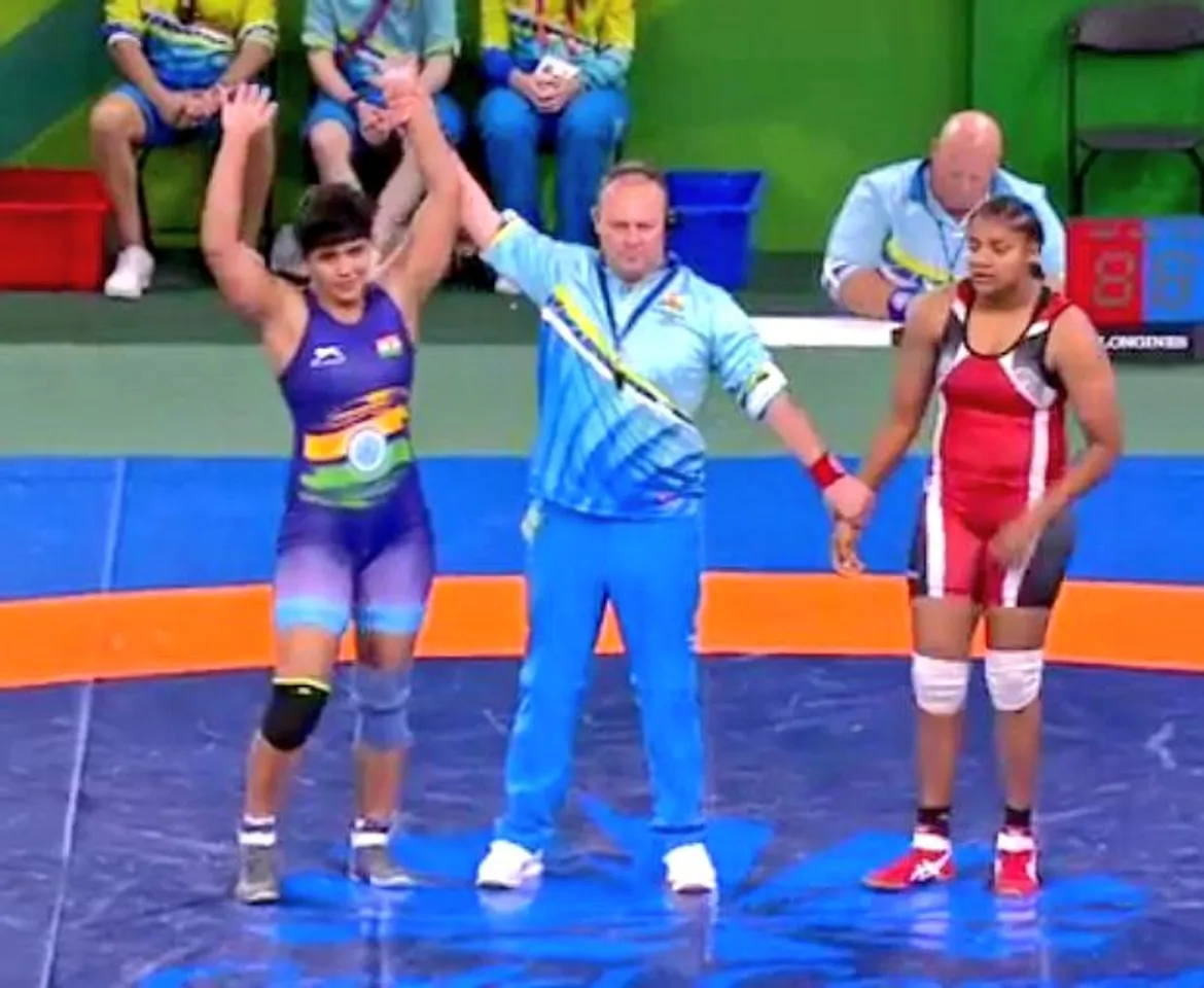 CWG Day Of Medals: Grappler Kiran Bags Bronze In 76kg Freestyle