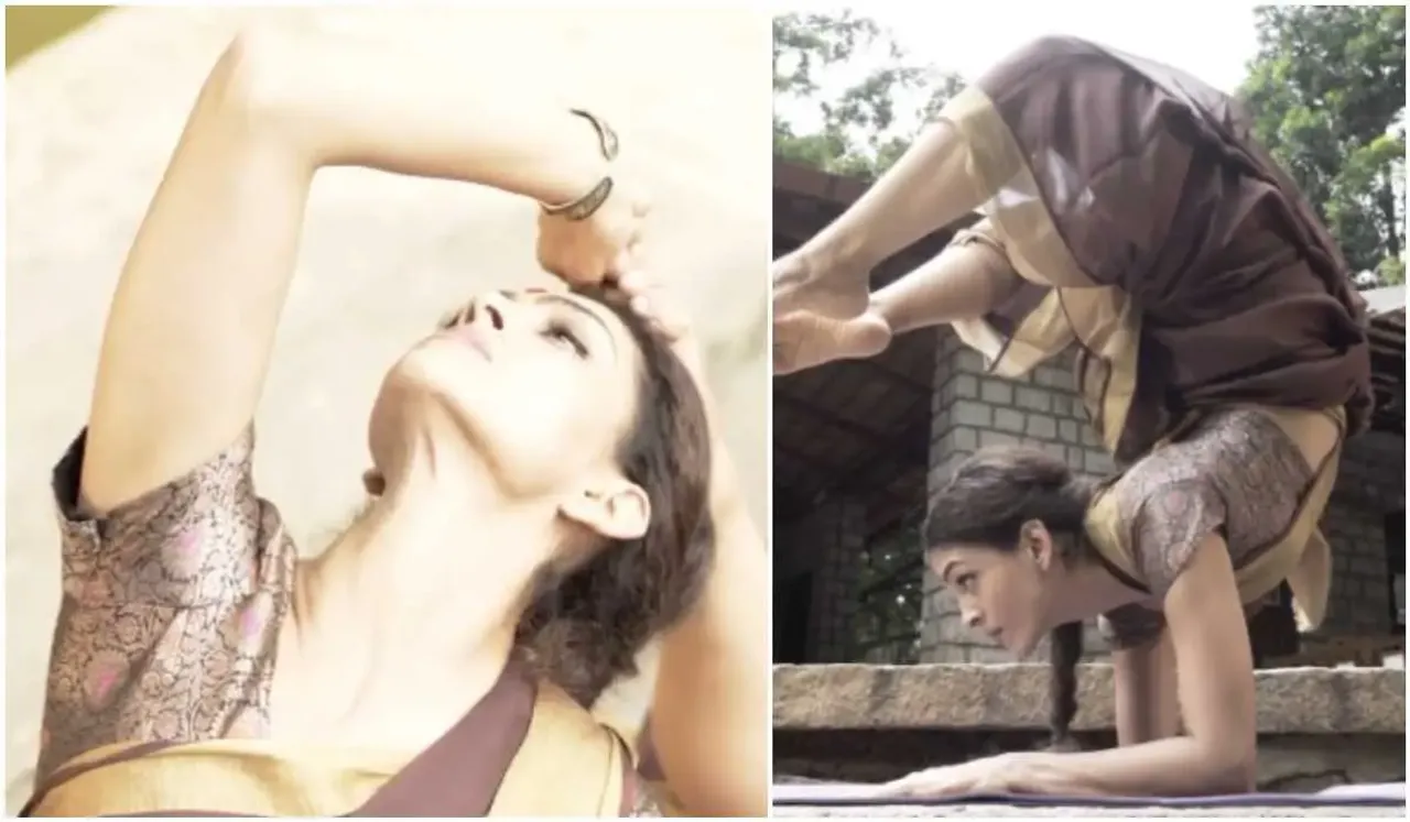 Going Viral: Dancer Rukmini Vijayakumar Floors Netizens With Intense Yoga In Saree