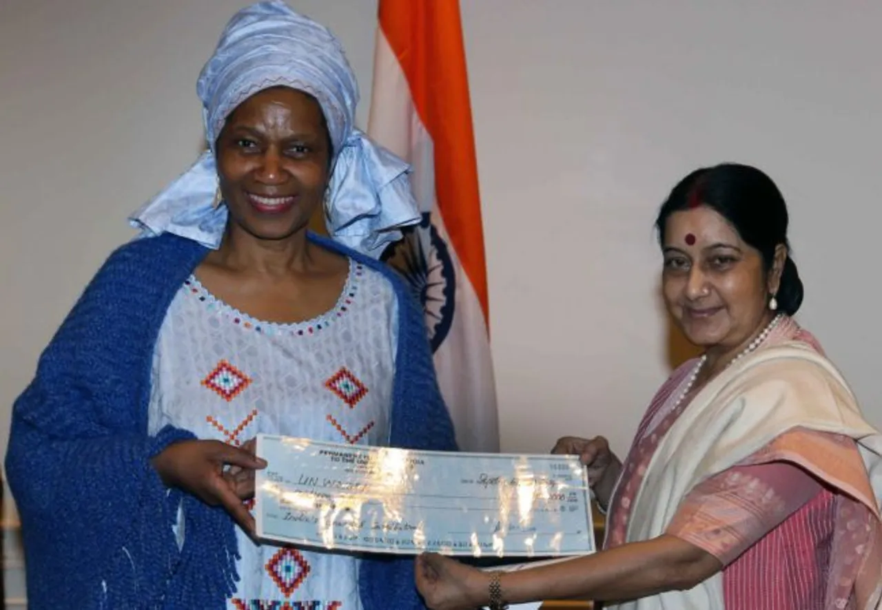 India contributes $5million dollars to UN women   