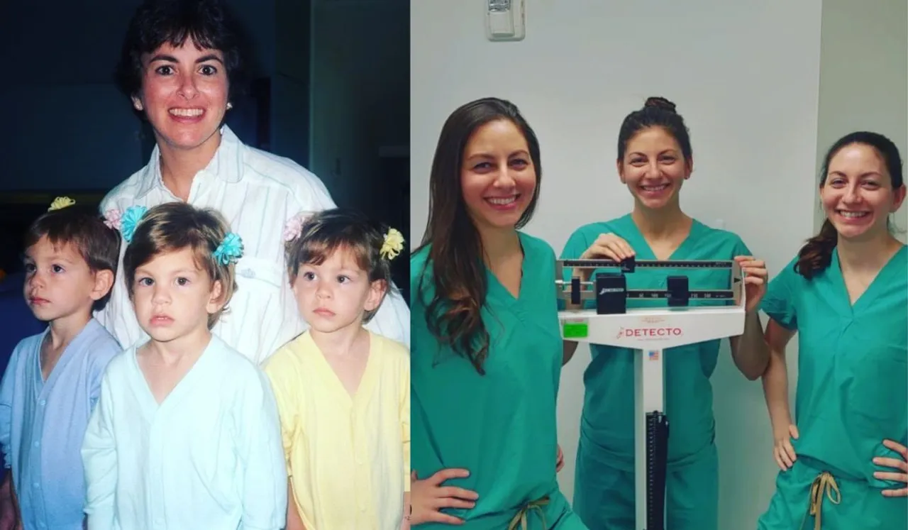 Identical Triplet Sisters Become OB-GYNs, Work Together With Their Mom