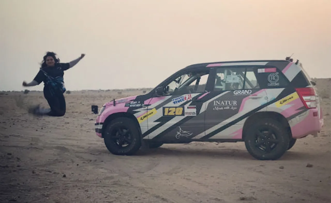 Khyati Mody, Only Woman To Cross Finish Line Of The Desert Storm 2019