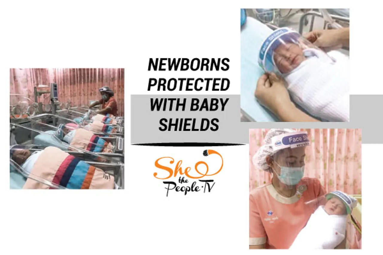 Thailand Hospital Creates Mini Face Shields To Protect Newborns