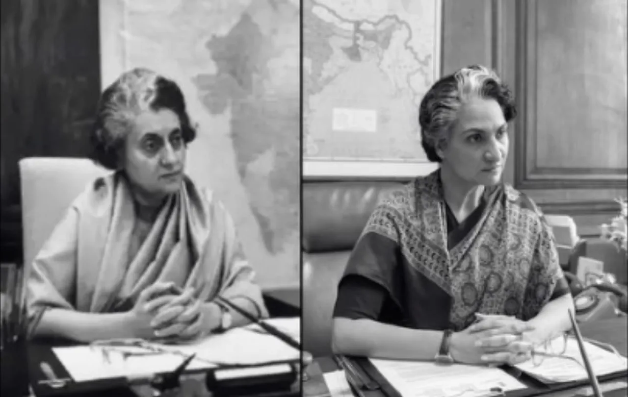 Lara Dutta Connection Indira Gandhi, Lara Dutta As Indira Gandhi, lara dutta indira gandhi transformation