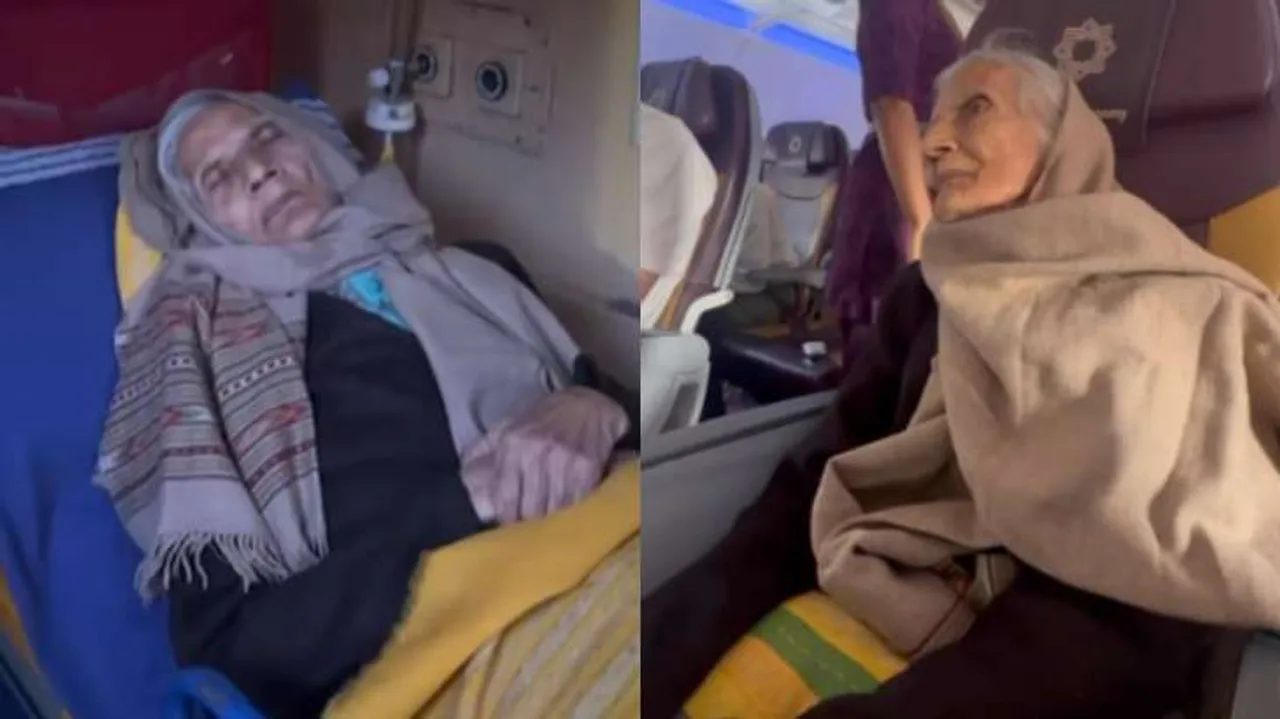 83-Year-Old Woman Boards Her First Flight