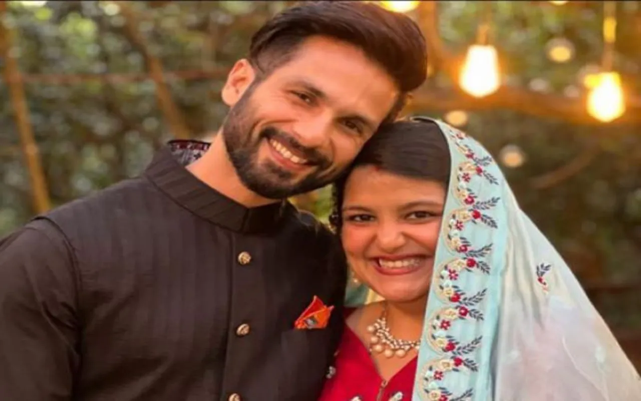 shahid kapoor on sanah kapur wedding