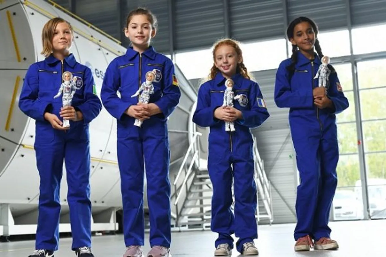 harmful gender stereotypes. Astronaut Barbie Women STEM