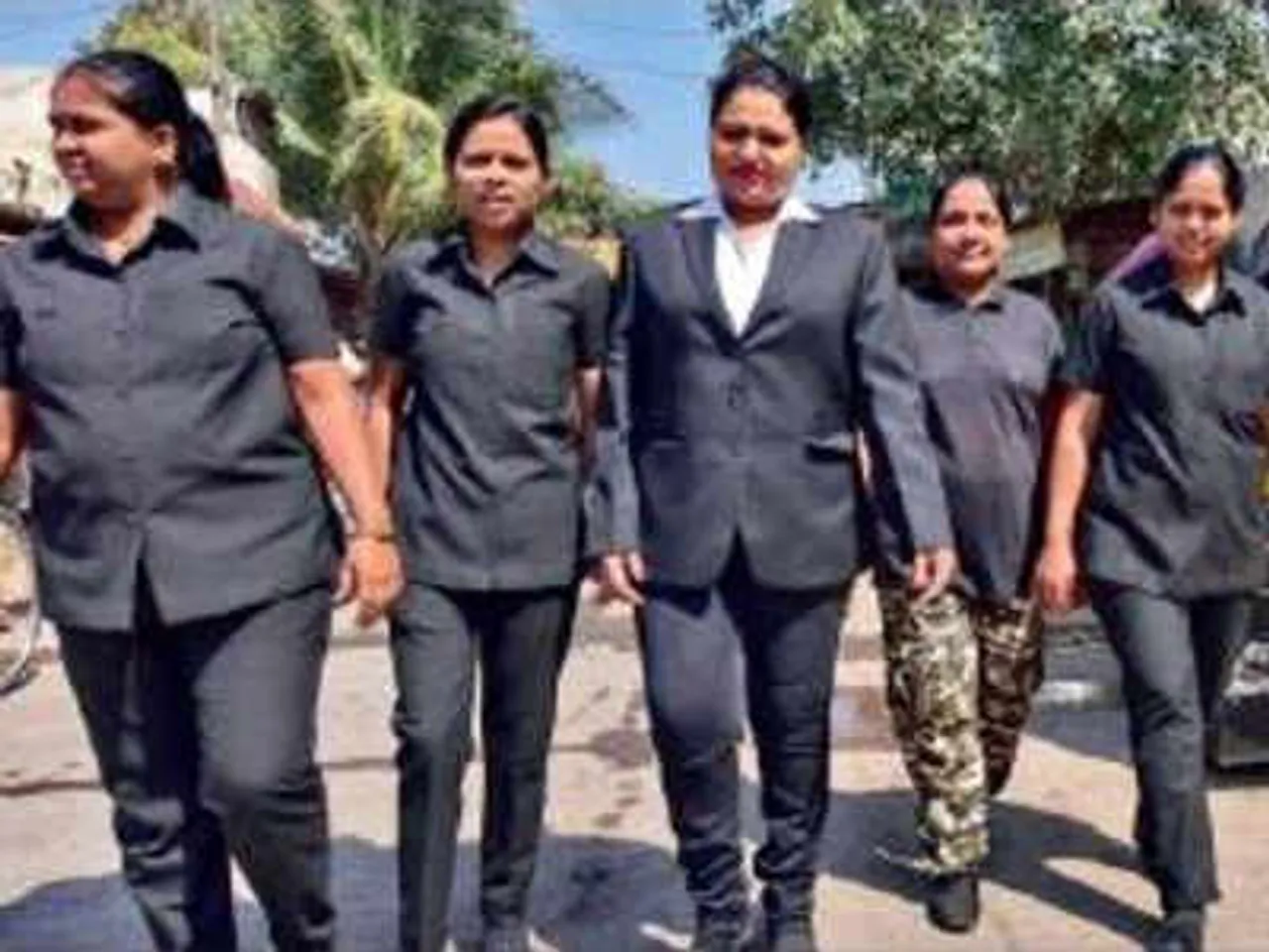 women bouncers' team