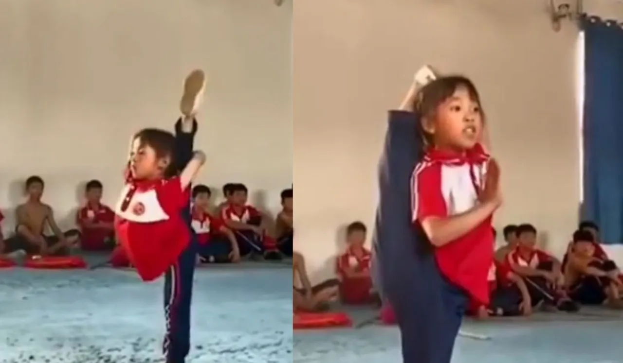 Viral Video of Gymnast Girl
