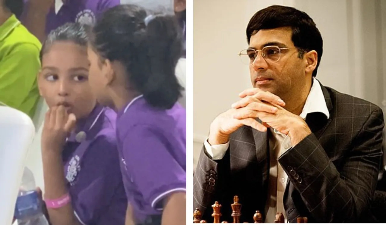 8-Year-Old Twin Sisters' Question Puzzles Chess Legend Viswanathan Anand