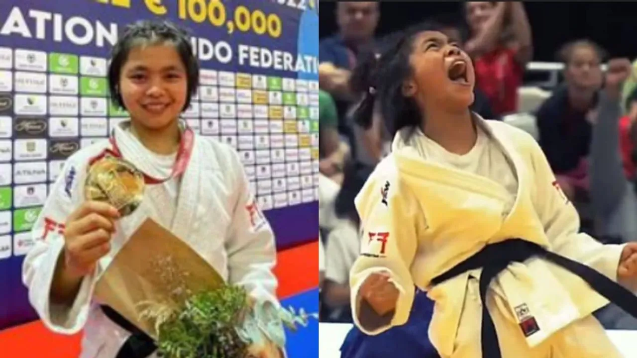 Linthoi Chanambam Makes History By Clinching Gold Medal At Judo Championship