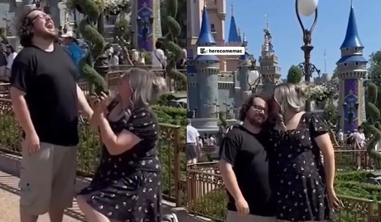 Plot Twist: What Happened When This Woman Proposed To Partner At Disneyland?