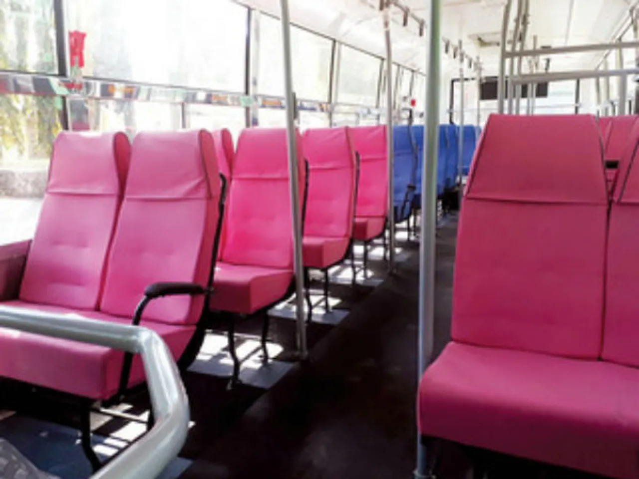 Pink seats Bengaluru buses