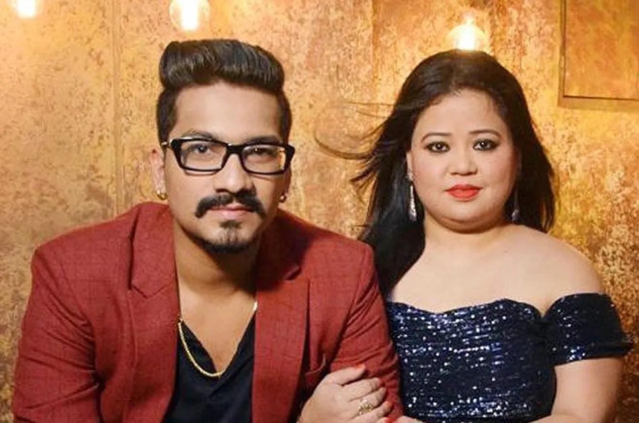 Bharti Singh Shares New Pic Of Son, bharti singh haarsh limbachiya