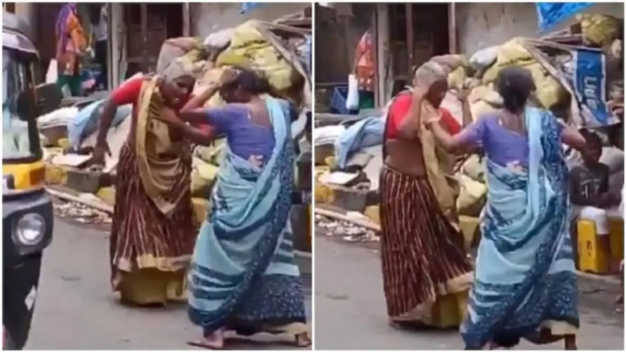 old women dancing Piya Tu