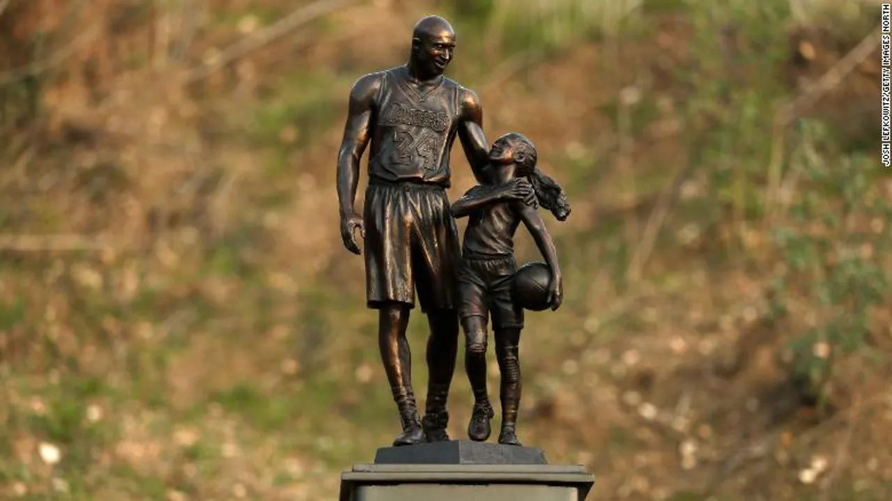 Gianna Bryant and Kobe Bryant Statue