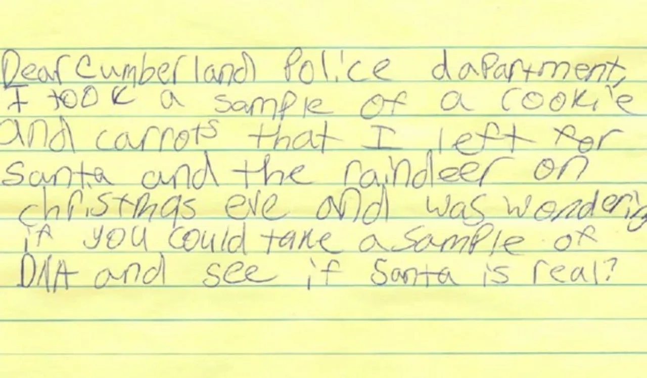 Girl Asks Police To Prove Santa Claus Exists