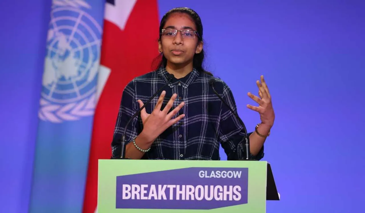 Meet Vinisha Umashankar: Teen Innovator's Rousing COP26 Speech Gets Standing Ovation