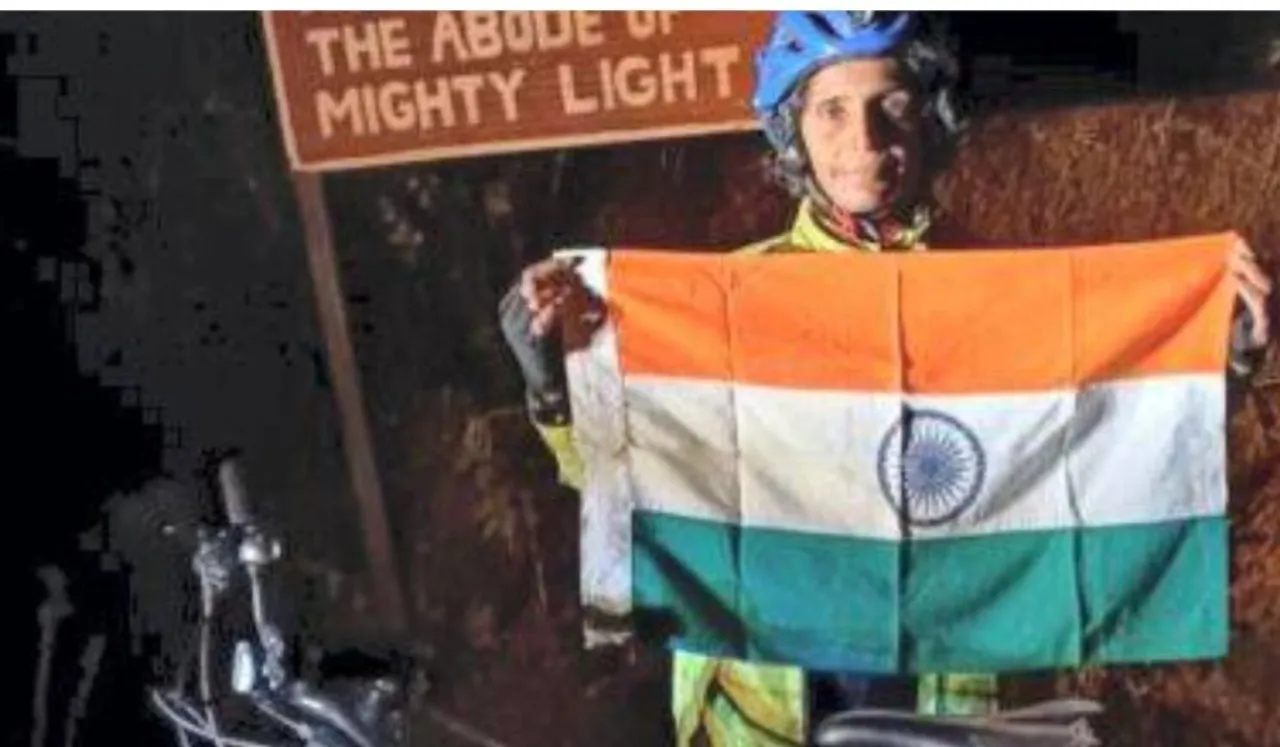First Woman Solo Cyclist Travelled West to East India, Creates World Record