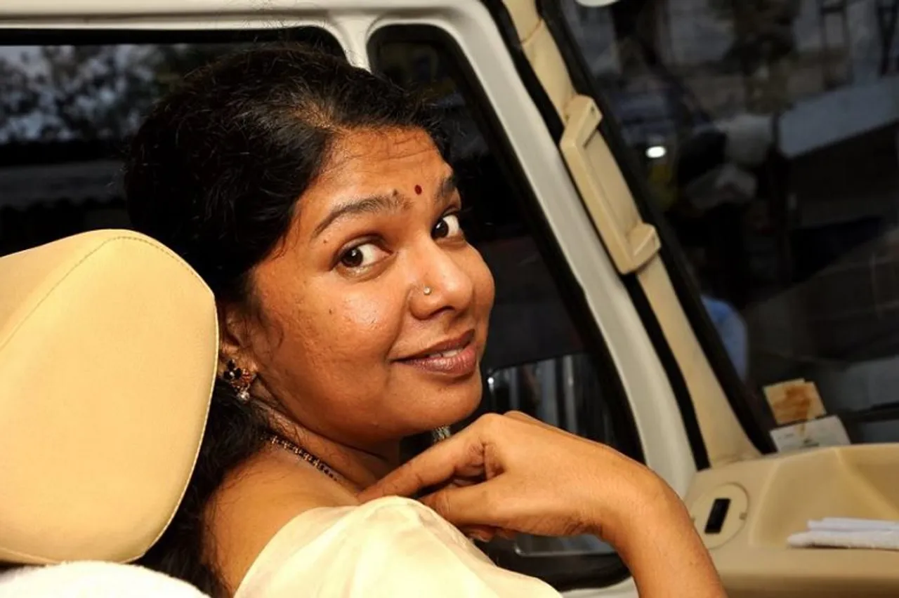 indian politicians sexism, Kanimozhi Casts Vote ,MP Kanimozhi, Kanimozhi tests positive