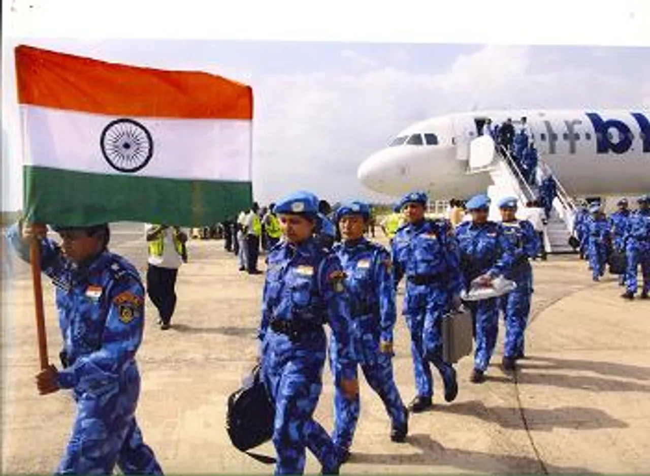Indian women from CRPF on a peace mission in Ebola-struck Liberia   
