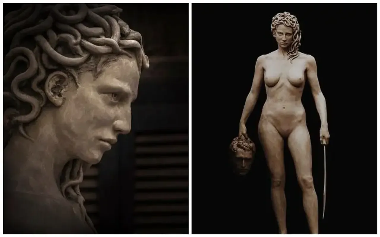 Medusa statue