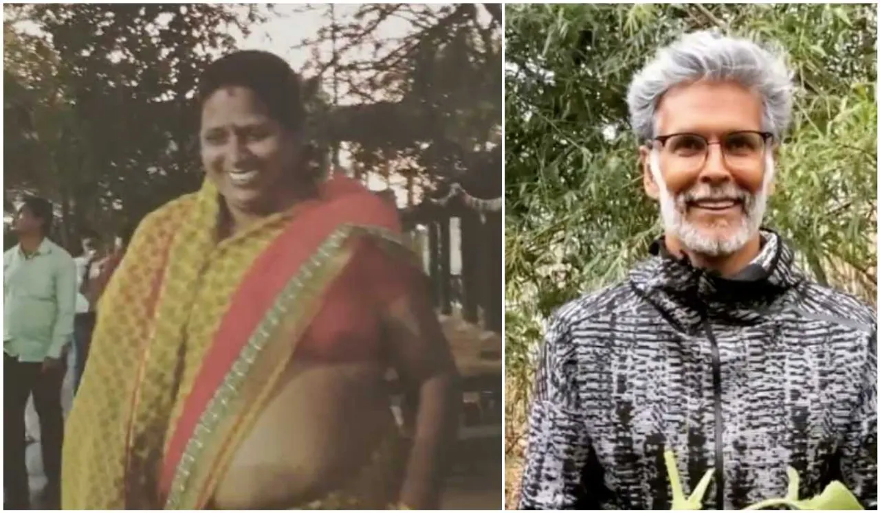 Viral: Meet The Woman Who Took Up Milind Soman's Pushup Challenge In A Saree. And Nailed It