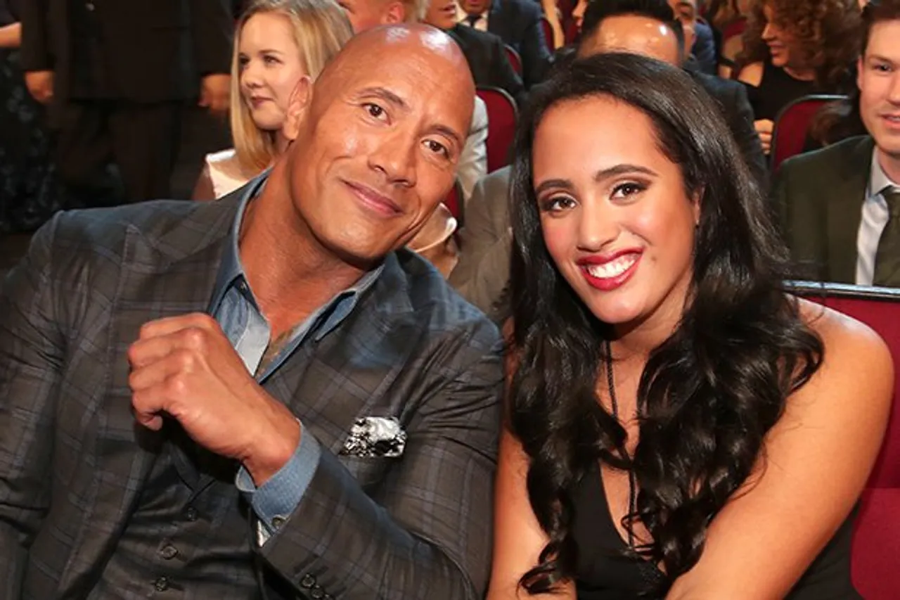 Dwayne Johnson's Daughter Named Golden Globe Ambassador