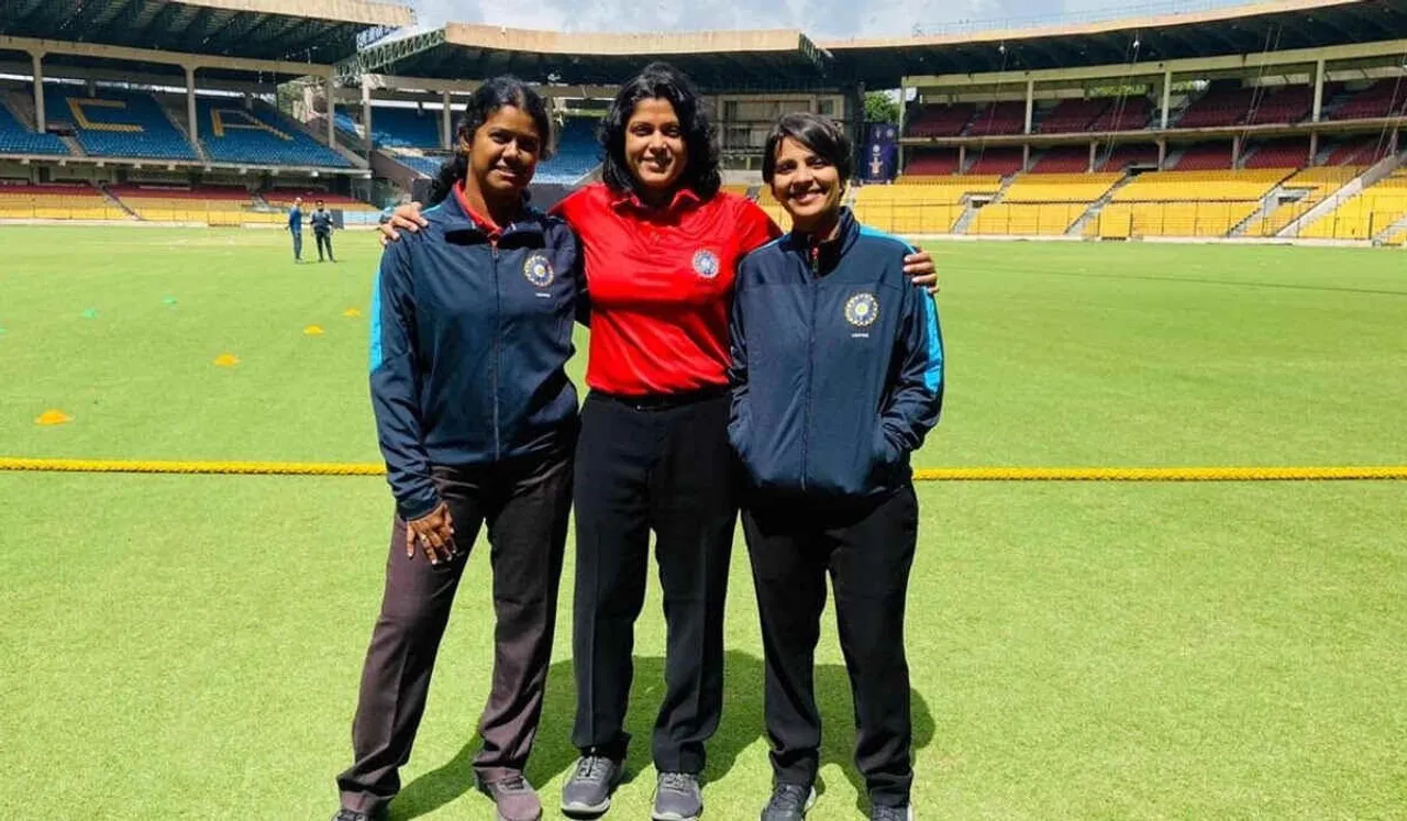 Women Umpires Officiate Ranji Trophy, Women Umpires Officiate Men's Cricket Match