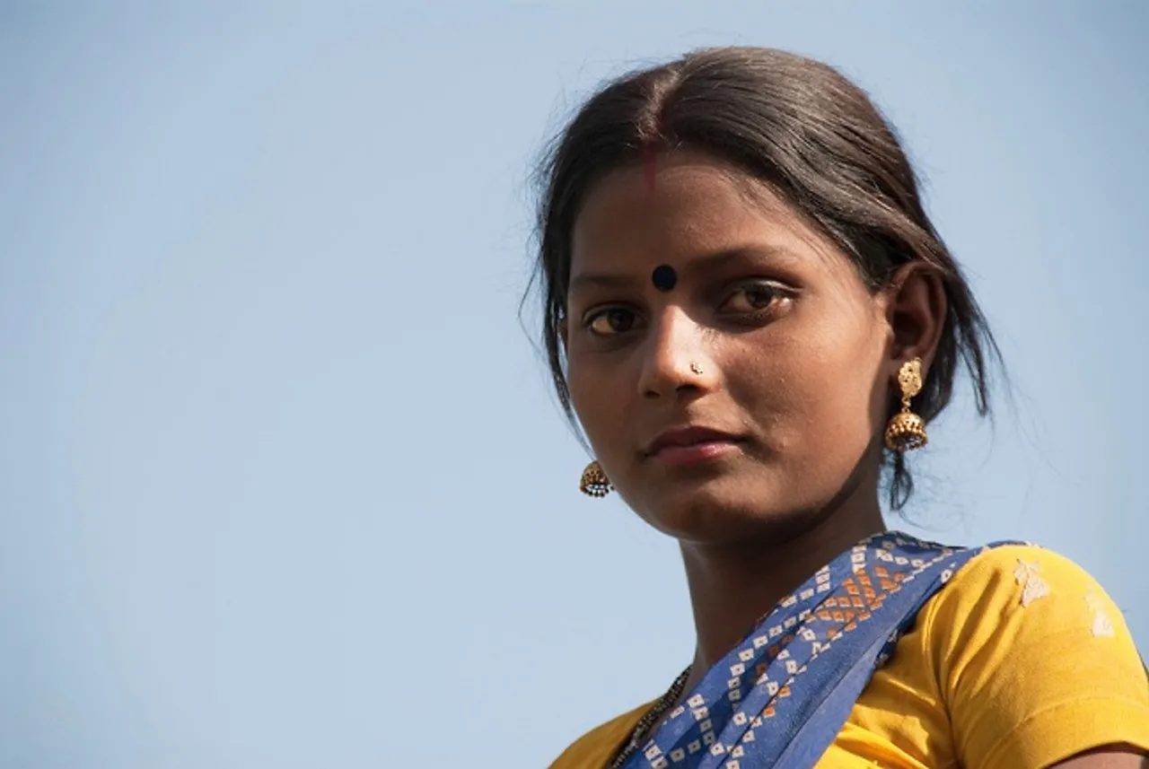 Young Indian girl, Quash Menstrual Taboos