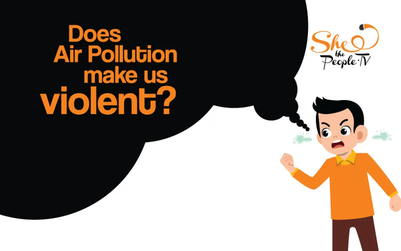 air pollution violent behaviour