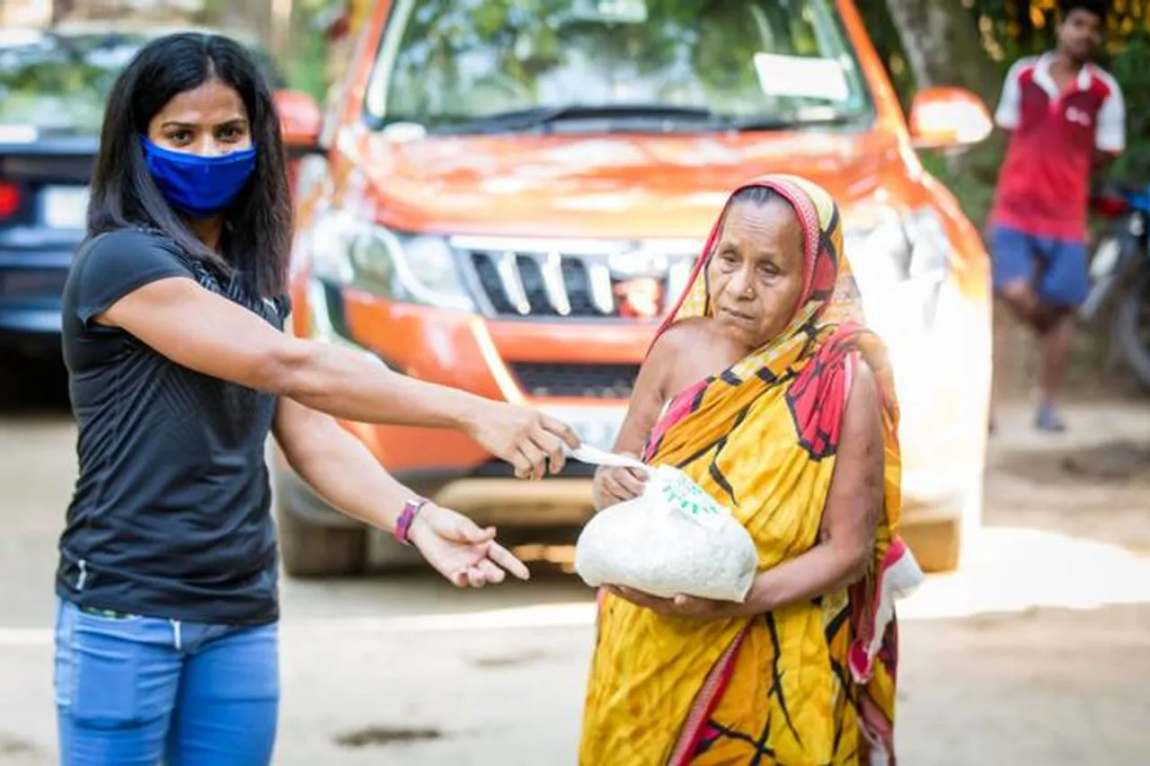 Sprinter Dutee Chand Distributes 1000 Food Packets In Her Native Village