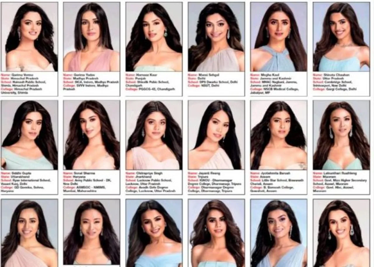 Have Miss India Contestants Been Cloned This Year?