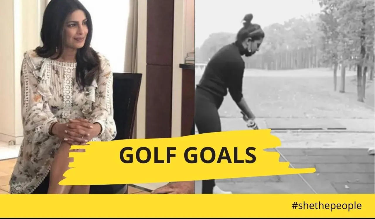 priyanka chopra golf