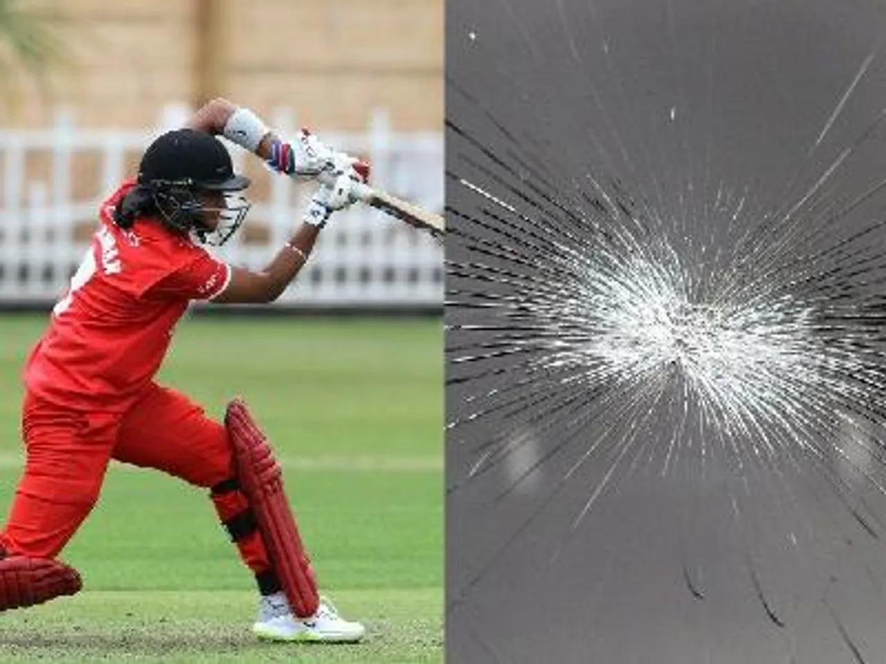 Harmanpreet Kaur's PowerSix Cracks Van's Window At KSL