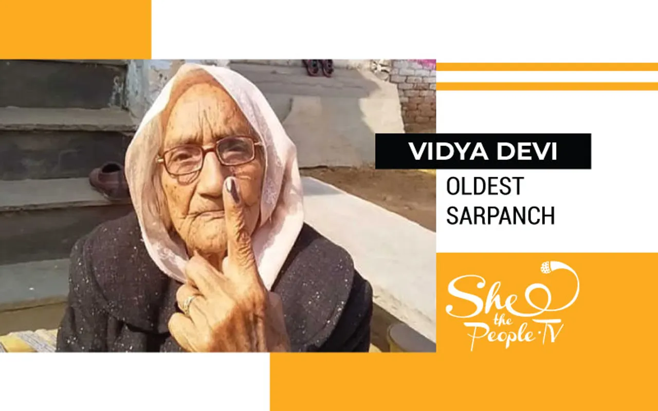 Vidya Devi oldest sarpanch