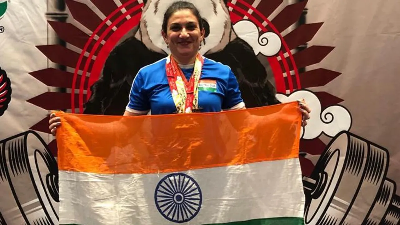 47-Year-Old Mother Of Two Wins Four Golds In Powerlifting In Russia